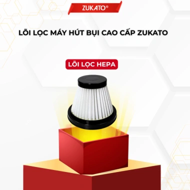 Lõi lọc máy hút bụi mini cầm tay ZUKATO cao cấp - Bền bỉ, tiện lợi, bảo vệ động cơ