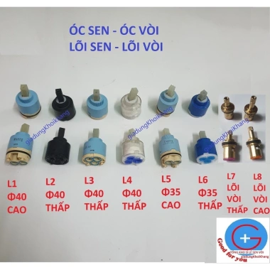 Lõi sen tắm & vòi gật gù nóng lạnh – Thay thế óc sen, giá chỉ 26.000₫