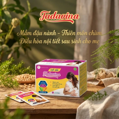 Lợi Sữa TADAVINA 30 gói - Tăng tiết sữa, giảm tắc tuyến sau sinh, giá ưu đãi 300k