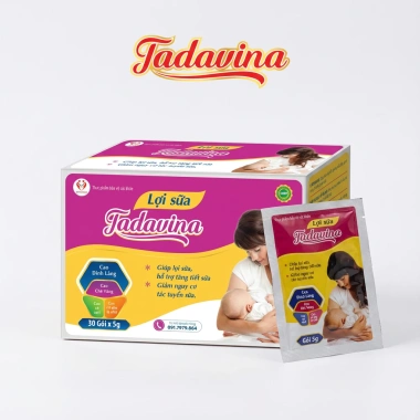 Lợi Sữa TADAVINA 30 gói - Tăng tiết sữa, giảm tắc tuyến sau sinh, giá ưu đãi 300k