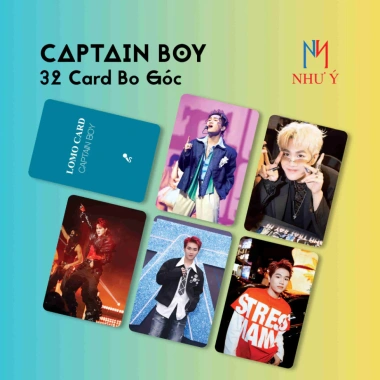 Lomo Card 32 Thẻ CAPTAIN BOY - Card Bo Góc Sưu Tập Anh Trai Giá Ưu Đãi 35.000₫ 5