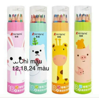 Lon Chì 18 Màu Vẽ Nét Siêu Đẹp - Siêu Bền, Giá Siêu Hời 31.000₫ (Giảm 18%) 2