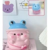 Lợn Đất Đội Mũ ếch Size Nhỏ: Đồ Trang Trí, Quà Tặng, Ống Tiết Kiệm Giá 55k 6