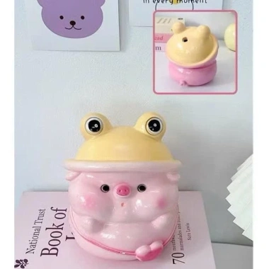 Lợn Đất Đội Mũ ếch Size Nhỏ: Đồ Trang Trí, Quà Tặng, Ống Tiết Kiệm Giá 55k 8 Lợn Đất Đội Mũ ếch Size Nhỏ: Đồ Trang Trí, Quà Tặng, Ống Tiết Kiệm Giá 55k 8