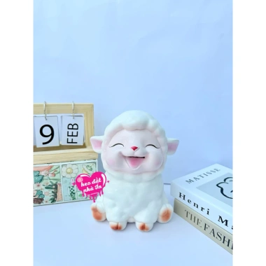 Lợn đất Heo đất tiết kiệm size TO 29cm - Cừu Cười Tai Vểnh, Cừu Ngộ Không, giá 90.000đ 4 Lợn đất Heo đất tiết kiệm size TO 29cm - Cừu Cười Tai Vểnh, Cừu Ngộ Không, giá 90.000đ 4