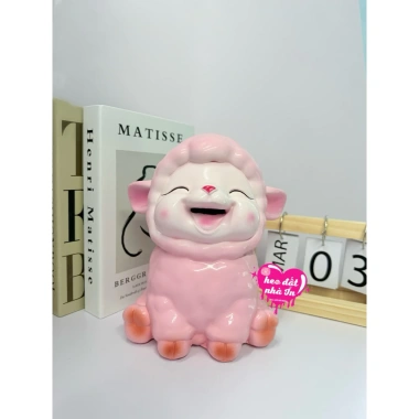Lợn đất Heo đất tiết kiệm size TO 29cm - Cừu Cười Tai Vểnh, Cừu Ngộ Không, giá 90.000đ