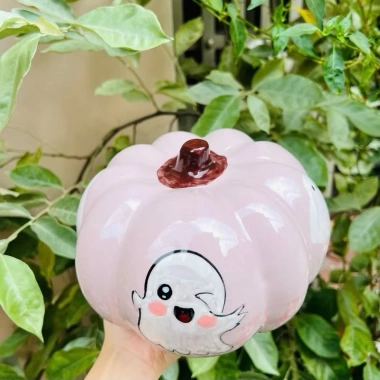 Lợn Đất Heo Ống Tiết Kiệm Bí Ngô Bát Tràng - Giá 173.000 VNĐ, Tiết kiệm chi phí 6
