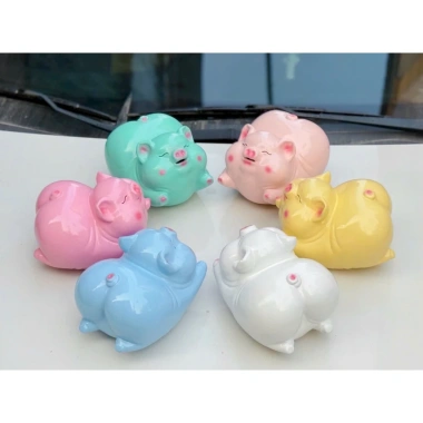 Lợn Đất Ống Heo Tiết Kiệm Tiền HEO BAY MÔNG CONG Siêu Đẹp Mẫu Mới 2.026 XLDDGR HĐ41 Giá 85.000 VND 9