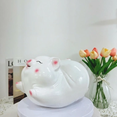 Lợn Đất Ống Heo Tiết Kiệm Tiền HEO BAY MÔNG CONG Siêu Đẹp Mẫu Mới 2.026 XLDDGR HĐ41 Giá 85.000 VND 10