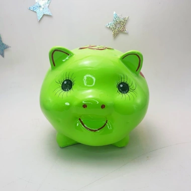 Lợn Heo Đất Truyền Thống Chữ Lộc Hecube - Ống Tiết Kiệm Vàng Tiền, Giá chỉ 86.400₫