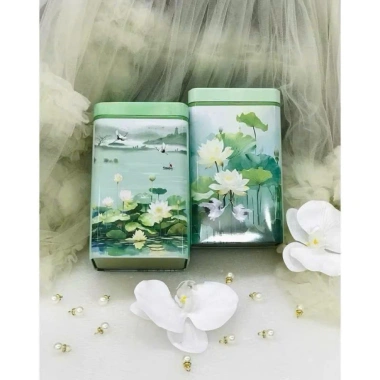 Lon Trà Quà Tặng Lên Tráp Quả Cưới Hỏi Giá chỉ 17.000 thiết kế sang trọng tiệc cưới