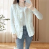 Lông Áo Vest Nữ Thu Đông 2.024 Cừu Sang Trọng và Cotton Dày, Áo Khoác Nhỏ Rời 294.840đ 3