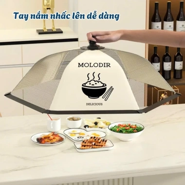 Lồng Bàn Rút Gấp Đa Năng, Chống Côn Trùng, Vải Lưới An Toàn Vệ Sinh Thực Phẩm 69.6k 4