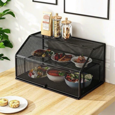 Lồng bàn thép đựng thực phẩm, chống côn trùng, tiện lợi, giảm giá 320k My Nhân 2