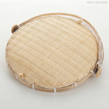 Lồng bàn tre gấp gọn - Mẹt decor đa size, thân thiện môi trường, giảm 153.332₫ 4