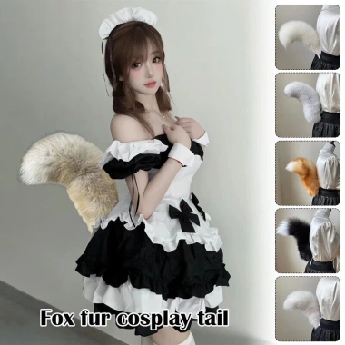 Lông Cáo Đuôi Eo Sang Trọng - Cosplay Động Vật, Dẻo, Uốn Cong, Như Thật, Giá Ưu Đãi 184k