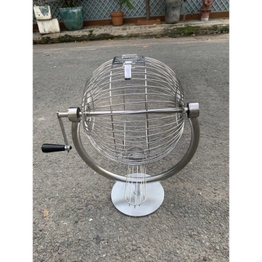 Lồng cầu 30cm quay lô tô xổ số chân tròn để bàn - Giá ưu đãi 1.800.000 VNĐ 2 Lồng cầu 30cm quay lô tô xổ số chân tròn để bàn - Giá ưu đãi 1.800.000 VNĐ 2