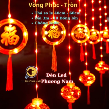 Lồng Đèn Đỏ Chống Nước Ngoài Trời - Nhiều mẫu, có phích nối, giá ưu đãi 130k 4