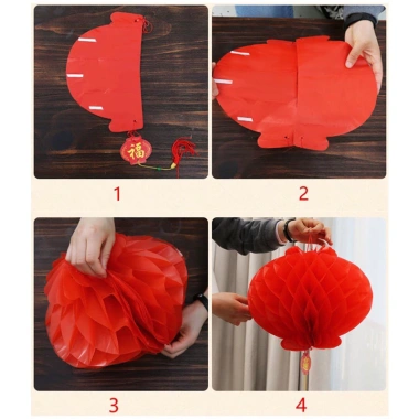Lồng Đèn Đỏ Chữ Phúc 20cm - Treo Trang Trí Tết Giá 9.000đ, Siêu Tiết Kiệm 8