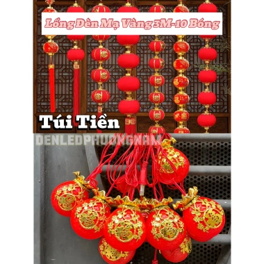 Lồng Đèn LED Đỏ Dây 5m 16 Bóng - Trang Trí Lễ Tết Giá 130.000 VND 7
