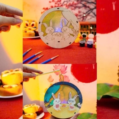 Lồng đèn trung thu gỗ tự tô màu cho bé - kèm cán, mực, bút màu - giá chỉ 8.500đ 8 Lồng đèn trung thu gỗ tự tô màu cho bé - kèm cán, mực, bút màu - giá chỉ 8.500đ 8