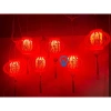 Lồng đèn Vạn Sự Như Ý đỏ 5m 6 bóng treo trang trí lễ Tết, rèm dài sang trọng, giá ưu đãi 286k 8