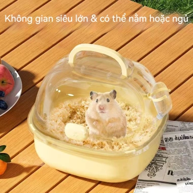 Lồng Hamster Trong Suốt Di Động - Lồng Thú Cưng Nhỏ Nhẹ, Thoáng Khí, Dễ Mang Đi - Giá Ưu Đãi 115.766 VND Lồng Hamster Trong Suốt Di Động - Lồng Thú Cưng Nhỏ Nhẹ, Thoáng Khí, Dễ Mang Đi - Giá Ưu Đãi 115.766 VND
