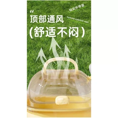 Lồng Hamster Trong Suốt Di Động - Lồng Thú Cưng Nhỏ Nhẹ, Thoáng Khí, Dễ Mang Đi - Giá Ưu Đãi 115.766 VND