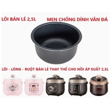 Lòng inox thay thế nồi áp suất điện Korichi KALPEN Elmich Shap 2,5-3l giá 159.000 bán lẻ