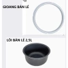 Lòng inox thay thế nồi áp suất điện Korichi KALPEN Elmich Shap 2,5-3l giá 159.000 bán lẻ 4