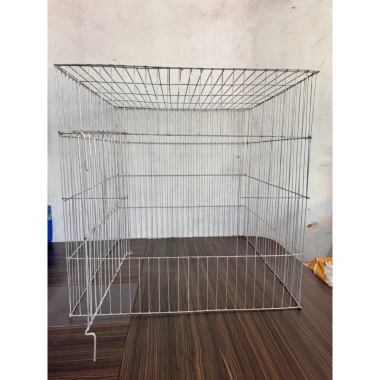 Lồng kẽm vuông 80V/60V nan khít, nan thưa ráp sẵn - Giá ưu đãi 69.000đ 6 Lồng kẽm vuông 80V/60V nan khít, nan thưa ráp sẵn - Giá ưu đãi 69.000đ 6