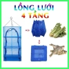 Lồng lưới phơi thực phẩm 4 tầng 35x65 cm phơi cá khô tôm khô gập gọn giá 64.100₫ 5