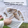 Lồng Lưới YUYU đa năng - Giỏ phơi thực phẩm, rau củ, chống ruồi muỗi, lưới gập gọn 4