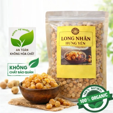 Long Nhãn Hưng Yên 500g – Sấy tự nhiên, ngon cho chè, trà – Giá chỉ 127.000