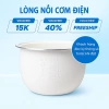 Lòng nồi cơm điện 1,8 l dung tích 1,5 - Siêu tiết kiệm, giá ưu đãi 160.000 VND