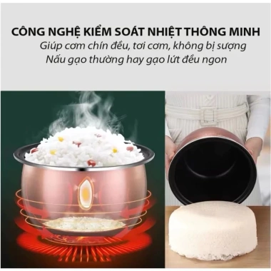 Lòng nồi cơm điện chống dính 1L-1.8L, thay thế Cuckoo CR387, CR388, Guko - Giá 119.000 VND
