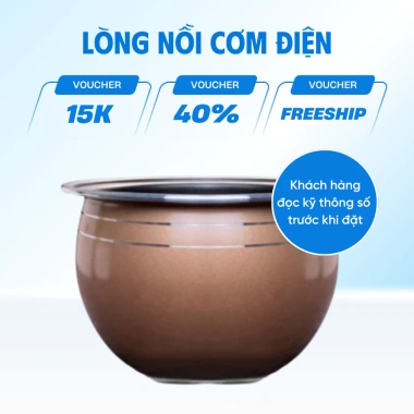 Lòng nồi cơm điện chống dính 1L-1.8L, thay thế Cuckoo CR387, CR388, Guko - Giá 119.000 VND 2 Lòng nồi cơm điện chống dính 1L-1.8L, thay thế Cuckoo CR387, CR388, Guko - Giá 119.000 VND 2