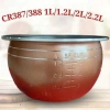 Lòng nồi cơm điện Cuckooo CR387/388 không dính, hợp kim nhôm 1‑2‑L, 12 tháng BH