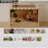 Lồng nuôi gà, chuột hamster gỗ mica - Phù hợp gà rutin, chim, bò sát (40-80cm) Giá ưu đãi 209.000 4
