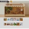 Lồng nuôi gà, chuột hamster gỗ mica - Phù hợp gà rutin, chim, bò sát (40-80cm) Giá ưu đãi 209.000 5