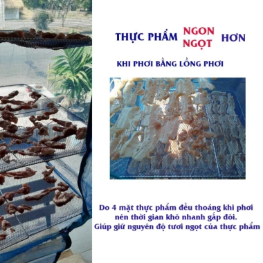 Lồng phơi thực phẩm, chống ruồi muỗi, lưới PE vệ sinh, gập gọn, giá 62.900 VND