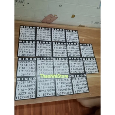 Lồng Quay Lô Tô Bingo 75 Bóng - Trò Chơi Trí Tuệ Uống Rượu Beer - Giá 350.000₫ 8
