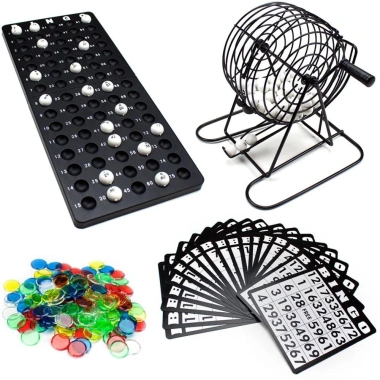 Lồng quay loto bingo sắt 100% - Thiết kế chắc chắn, giá ưu đãi 71.070₫