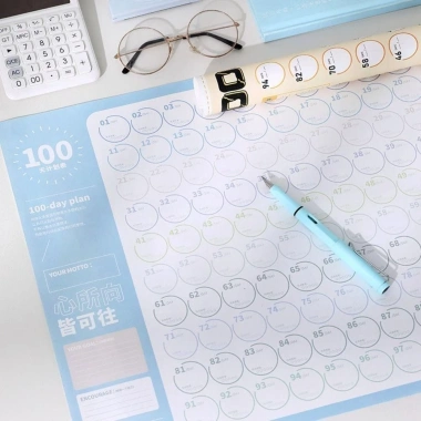 LONGPEAN Bảng kế hoạch 100 ngày giảm cân tại nhà – Đơn giản cho người văn phòng, giá ưu đãi 39.380 VND 5
