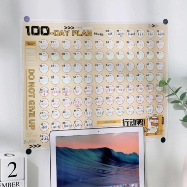 LONGPEAN Bảng kế hoạch 100 ngày giảm cân tại nhà – Đơn giản cho người văn phòng, giá ưu đãi 39.380 VND 9