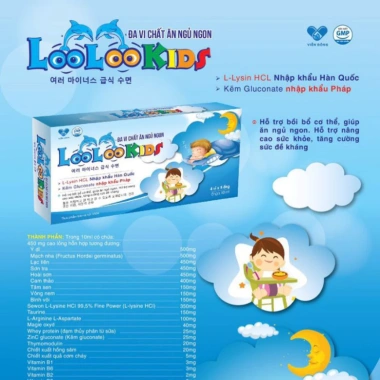 LOOLOOKIDS đa vi chất hỗ trợ trẻ ăn ngon, ngủ sâu, tăng sức đề kháng - Hộp 20 ống chỉ 155.000₫ (giảm 31.000₫) 2