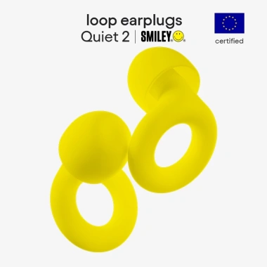 Loop Quiet 2 x Smiley Nút tai giảm tiếng ồn -24dB, bảo vệ thính lực, 4 kích cỡ, học tập, du lịch, ngủ - 625.900₫