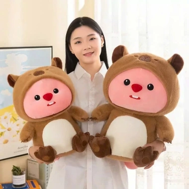 Loopy Capybara Gấu Bông Hải Lý Cosplay Hottrend – Đồ Chơi Ôm Ngủ Quà Tặng Hama 3