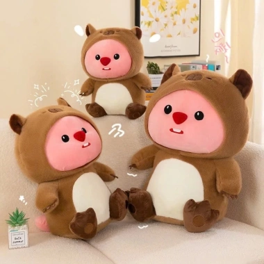 Loopy Capybara Gấu Bông Hải Lý Cosplay Hottrend – Đồ Chơi Ôm Ngủ Quà Tặng Hama 6