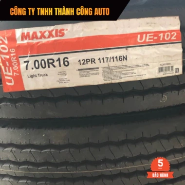 Lốp 700R16 MAXXIS UE102 12PR xuôi - Bố thép 7.00R16, ruột yếm chính hãng, giá ưu đãi 3,450,000₫ 3 Lốp 700R16 MAXXIS UE102 12PR xuôi - Bố thép 7.00R16, ruột yếm chính hãng, giá ưu đãi 3,450,000₫ 3